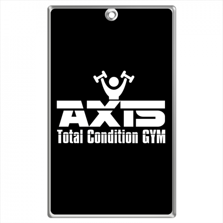 名刺型キーホルダー(ナスカン)【AXIS】