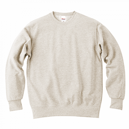 【A la mode】 背中スクウェアロゴ トレーナー オートミール×B