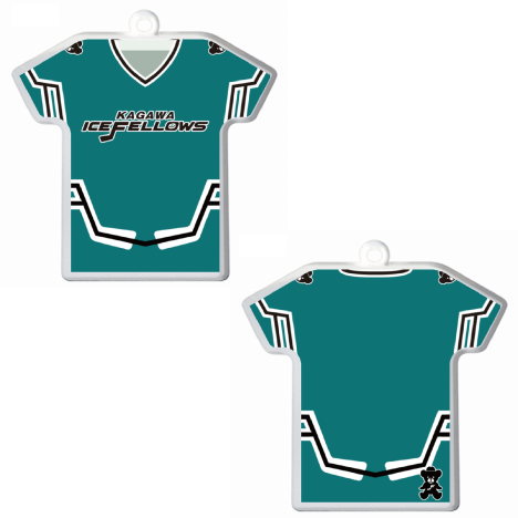 【kagawa-icefellows】ユニフォーム型キーホルダー