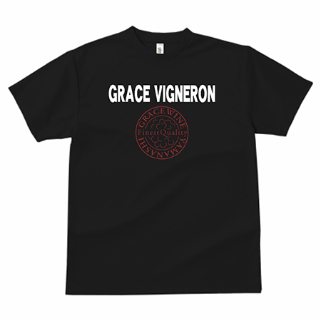 ドライTシャツ 300-ACT 前面プリント【GRACE_VIGNERON柄A】