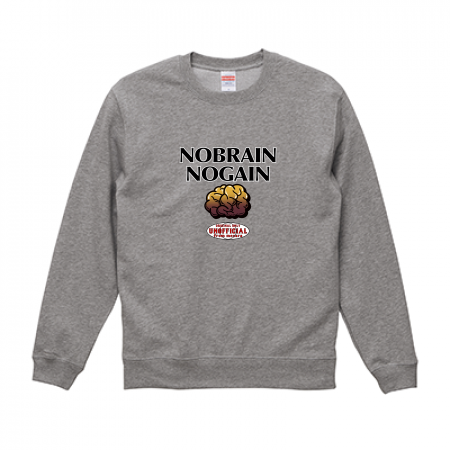 【mecara】 NobrainNogain スウエット