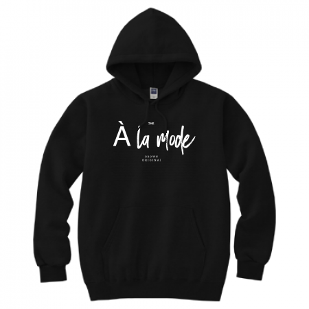 【A la mode】 ロゴ パーカー(ブラック)