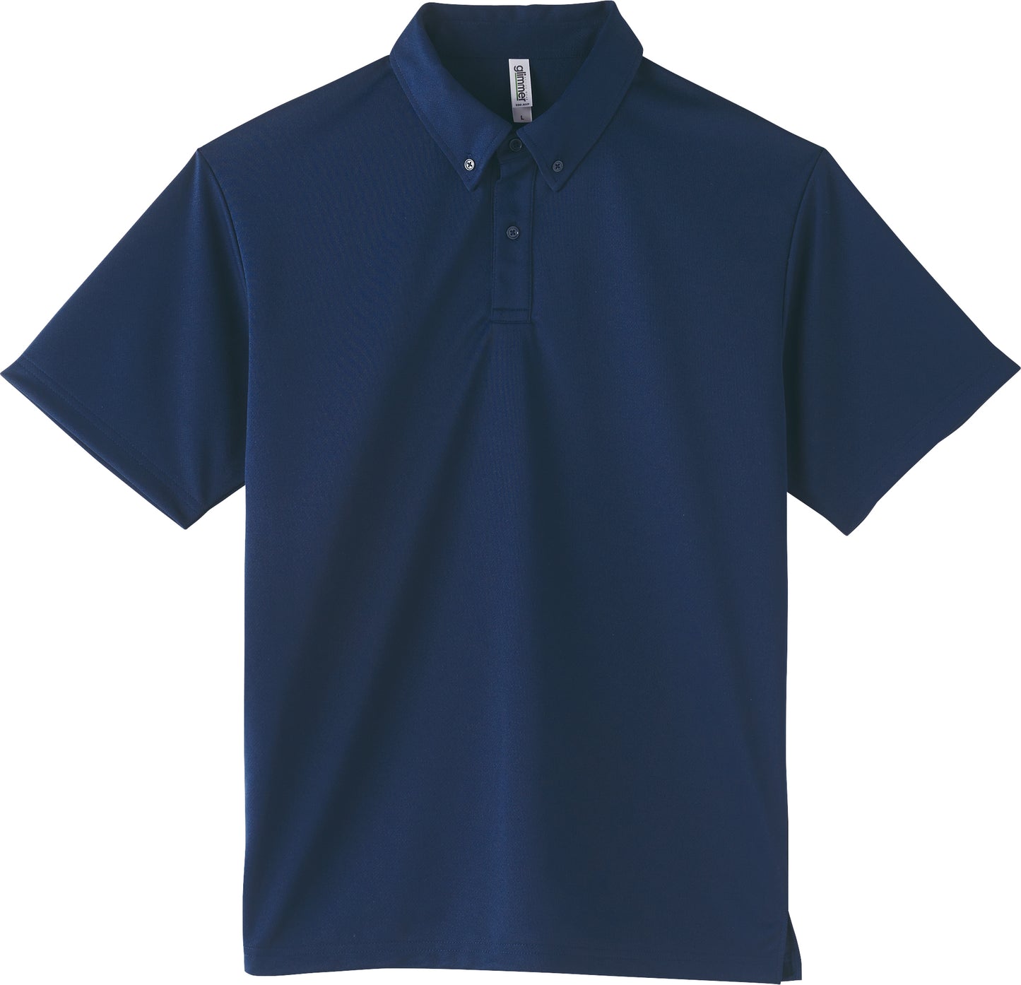 [Plus-1] 313-ABN 4.4oz dry button down polo shirt (no pocket) 4L~5L
