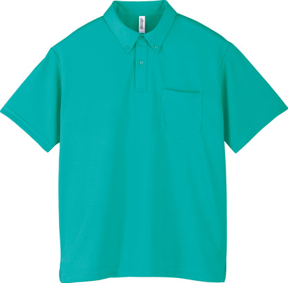 [Plus-1] 331-ABP 4.4oz Dry Button Down Polo Shirt SS-M