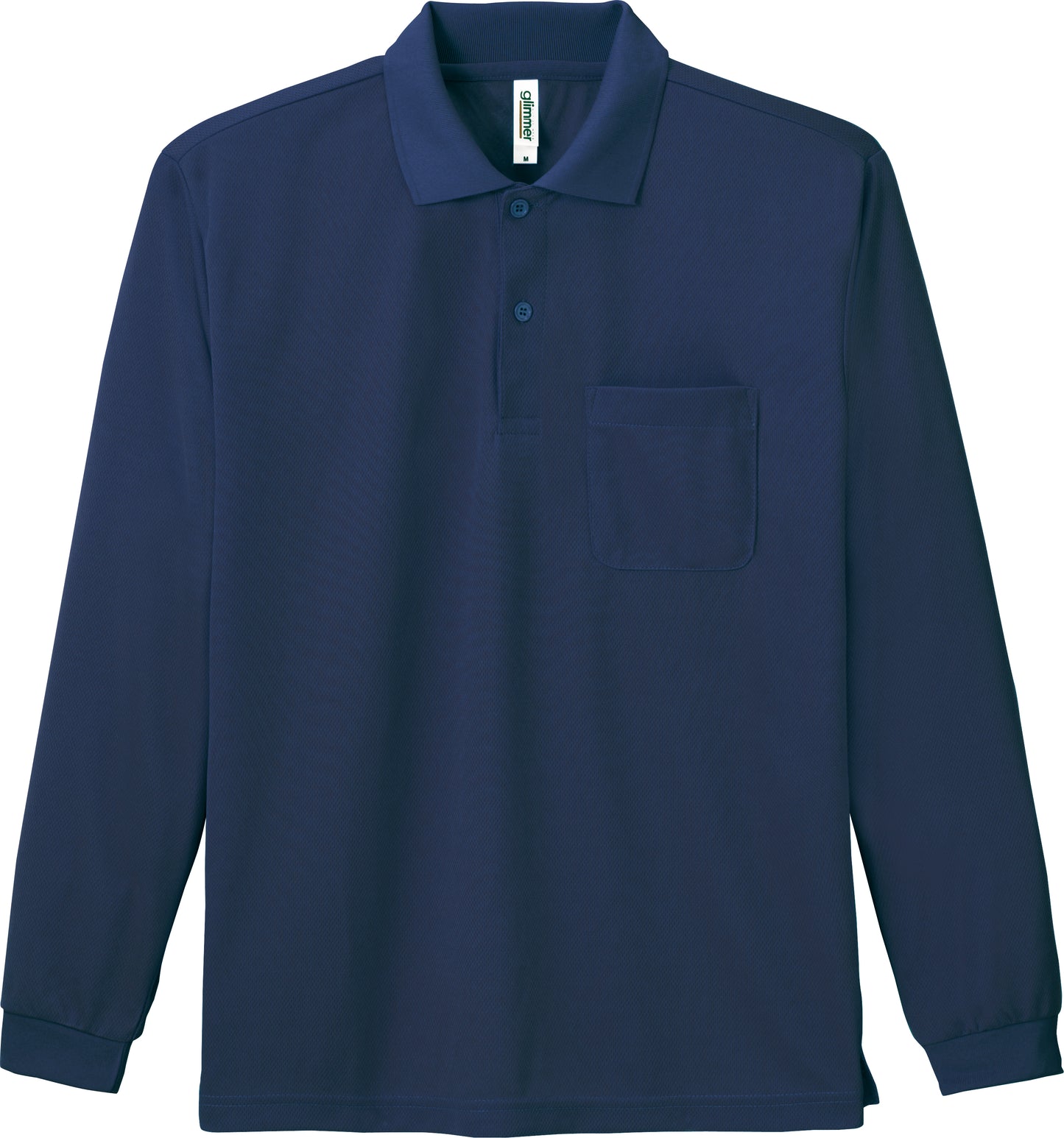 [Plus-1] 335-ALP 4.4oz Dry Long Sleeve Polo Shirt (Pocket LL~5L