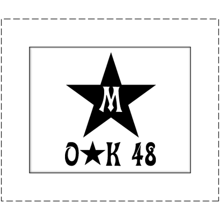 横向きファブリックパネル（六つ切）【OK48_A柄】