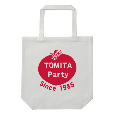 Canvas tote bag (M) 778-TCC Single-sided print [TOMITA Party pattern] 
