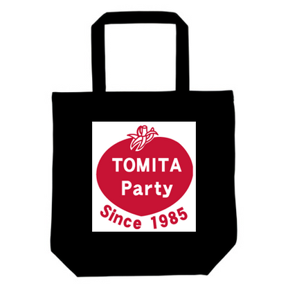 Canvas tote bag (M) 778-TCC Single-sided print [TOMITA Party pattern] 