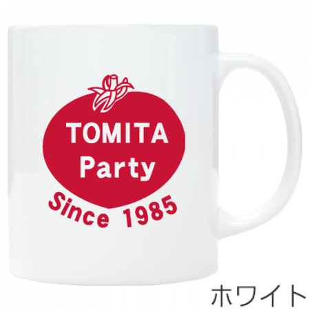 One point mug cup [TOMITA Party pattern] 