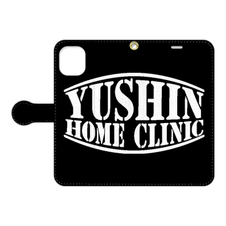 iPhone notebook type case [yushin pattern] 