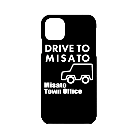 iPhone hard cover case [Drive to Misato2 pattern] 