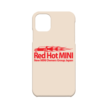 iPhone hard cover case [RedHotMINI2 pattern] 