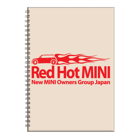 Ring notebook B5 [RedHotMINI2 pattern] 