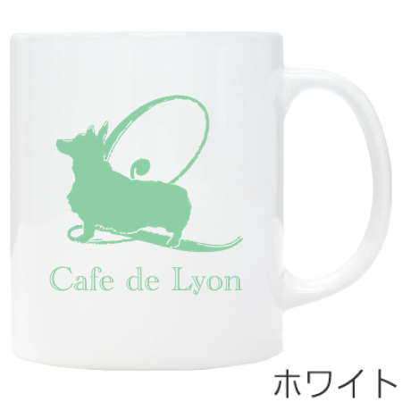 One point mug cup [CafedeLyon pattern] 