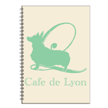 Ring notebook B5 [CafedeLyon pattern] 