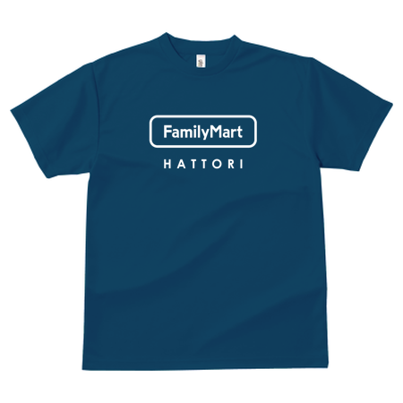 Dry T-shirt 300-ACT Front Print [FamilyMart Apron Pattern] 