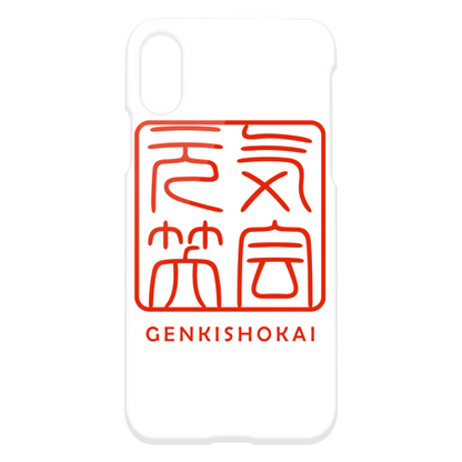 iPhone hard cover case [genkishokai pattern] 