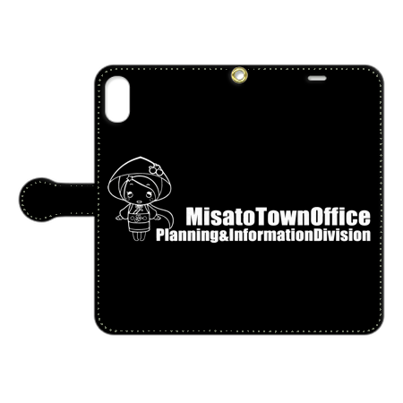 iPhone notebook type case [Drive to Misato pattern] 