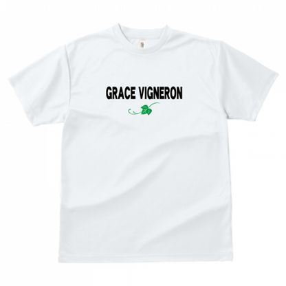 Dry T-shirt 300-ACT front print [GRACE_VIGNERON pattern B] 