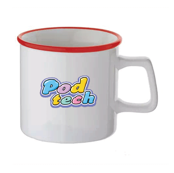 [BASESET] Round Lip Mug Cup 