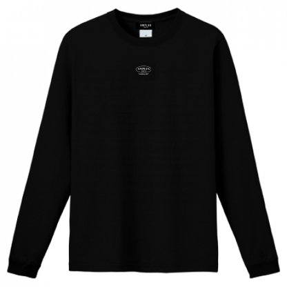 【AMPLUG TOKYO】circle " weightless life " long sleeve T-shirt(black)