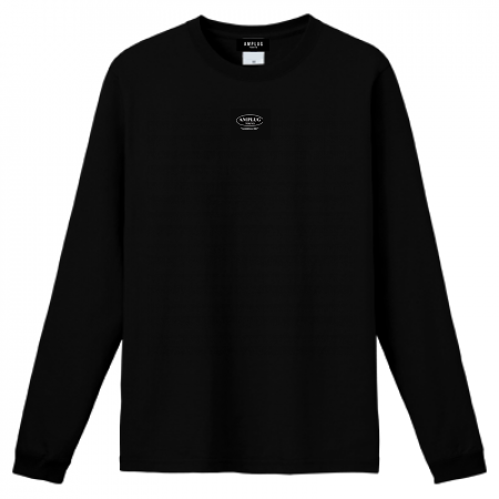 [AMPLUG TOKYO] circle "weightless life" long sleeve T-shirt (black)