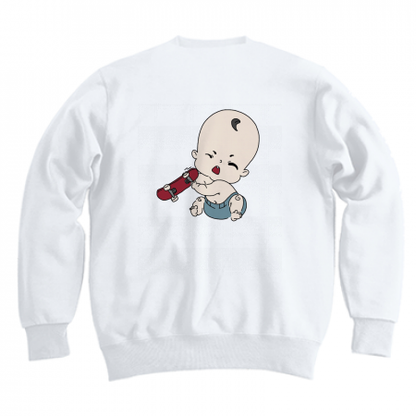 [112] Baby sweatshirt (white)