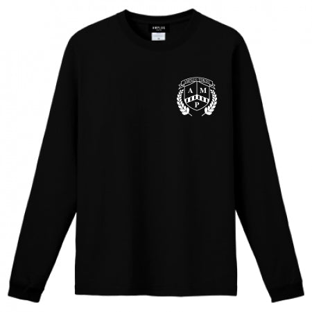 [AMPLUG TOKYO] UNIVERSITY long sleeve T-shirt (black)