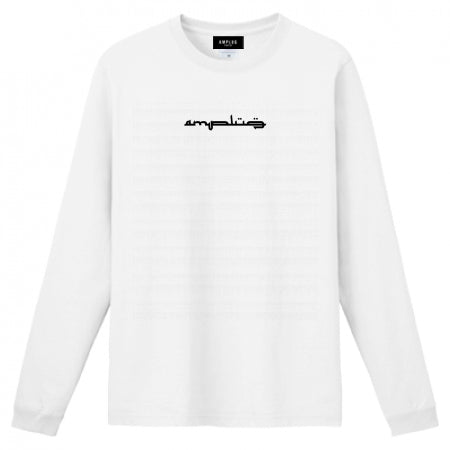 [AMPLUG TOKYO] AMPLUG Arabic logo long sleeve T-shirt (white)