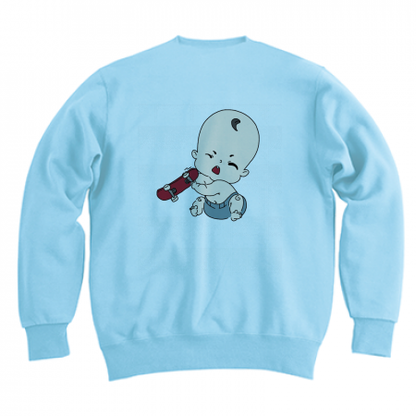 [112] Baby sweatshirt (light blue)