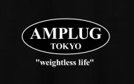 [AMPLUG TOKYO] circle "weightless life" long sleeve T-shirt (black)