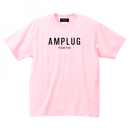 [AMPLUG TOKYO] AMPLUG original T-shirt (baby pink)