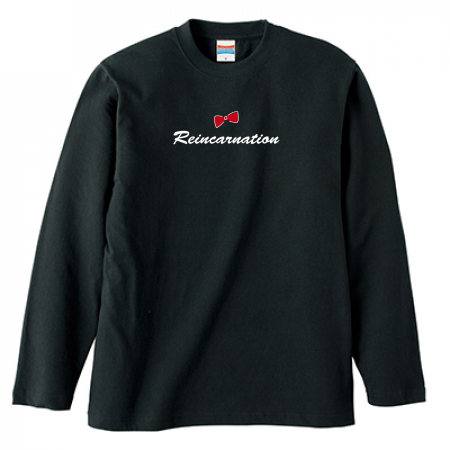 [Reincarnation] Logo Long T-shirt (Black)