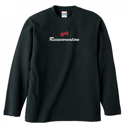 【Reincarnation】ロゴ　ロングTシャツ（ブラック）