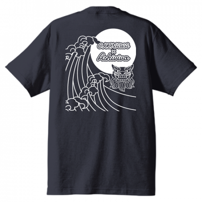 [Ashiviva] logo T-shirt leanig