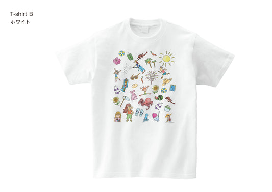[mmo_order] Masakazu Mimura Illustration parent-child T-shirt B