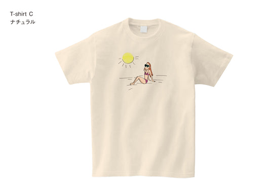 [mmo_order] Masakazu Mimura Illustration parent-child T-shirt C