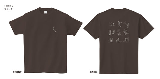 [mmo_order] Masakazu Mimura Illustration Men's T-shirt B