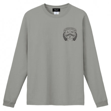 【AMPLUG TOKYO】UNIVERSITY long sleeve T-shirt (gray)