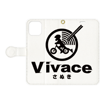 [Vivace] iPhone notebook type case 